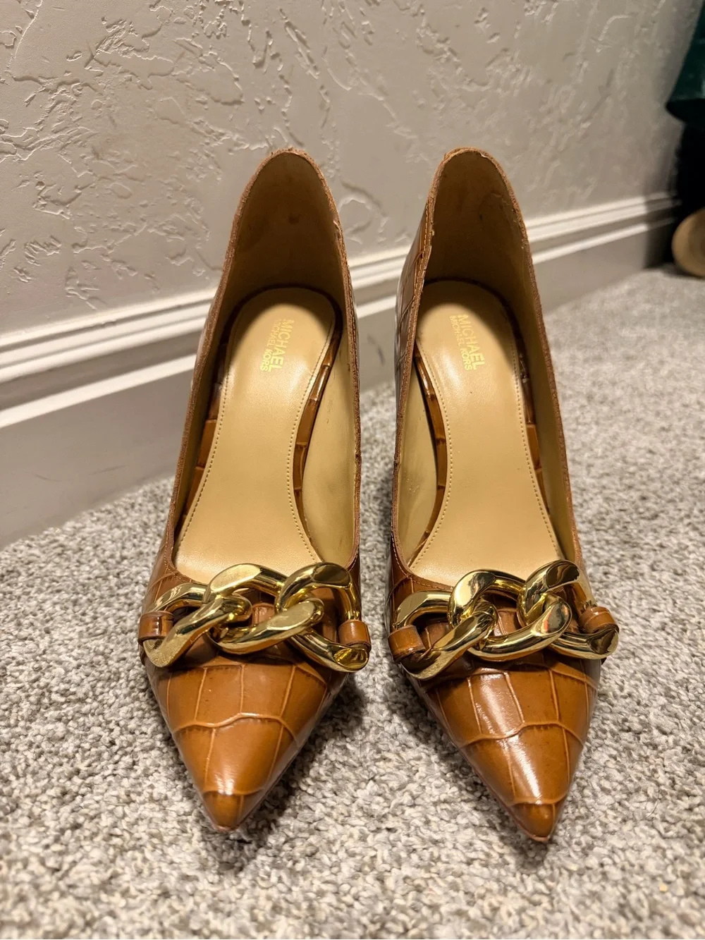 Michael Kors croc embossed
